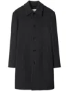 Burberry Mid-length Wool Car Coat In 灰色