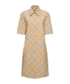 Burberry Signature Check Button-front Shirtdress