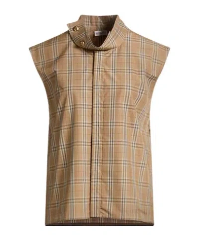 Burberry A Plaid Vest In Multi