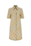 Burberry Signature Check Button-front Shirtdress