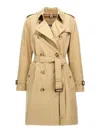 Burberry Long Chelsea Heritage Trench Coat In Beige