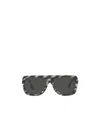 Burberry Abstract-patterned Sunglasses In Black