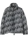 BURBERRY ABSTRACT-PRINT PADDED JACKET