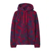 Burberry Abstract-pattern Print Shearling Hoodie