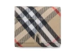 Burberry Vintage Check Book Wallet In Beige