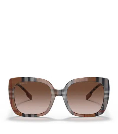 Burberry Acetate 0be4323 Sunglasses In Brown