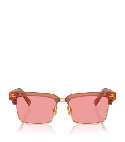 Burberry Acetate 0be4349 Sunglasses In Pink