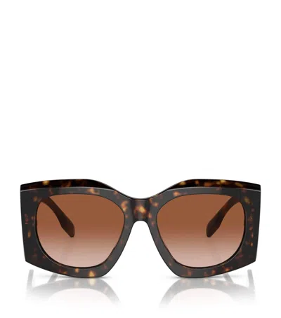 Burberry Acetate 0be4388u Sunglasses In Burgundy
