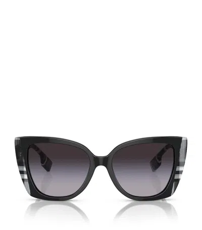 Burberry Acetate 0be4393 Sunglasses In Black