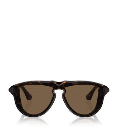 Burberry Acetate 0be4427 Sunglasses In Black