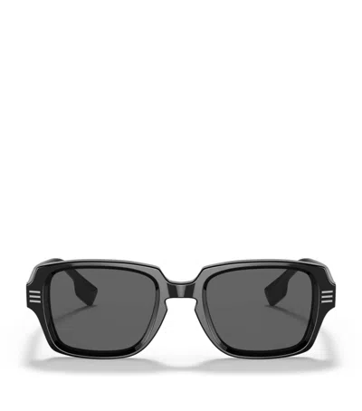 Burberry Acetate Be4349 Sunglasses In Black
