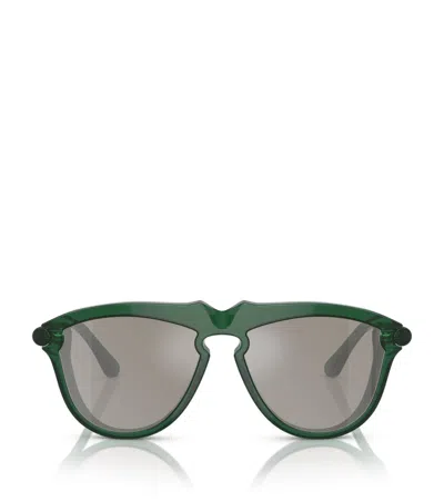 Burberry Acetate Be4417u Sunglasses In Green