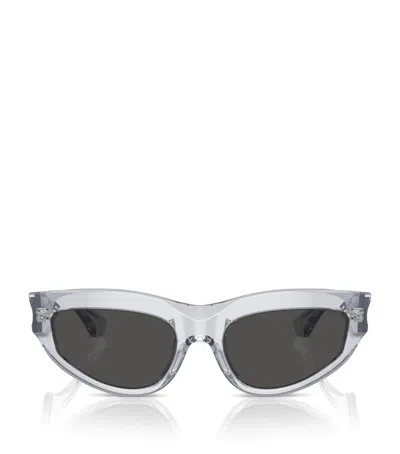Burberry Acetate Be4425u Sunglasses In Grey