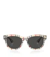 Burberry Acetate Be4432u Sunglasses In Brown