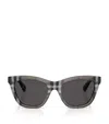 Burberry Acetate Square Sunglasses In Grey
