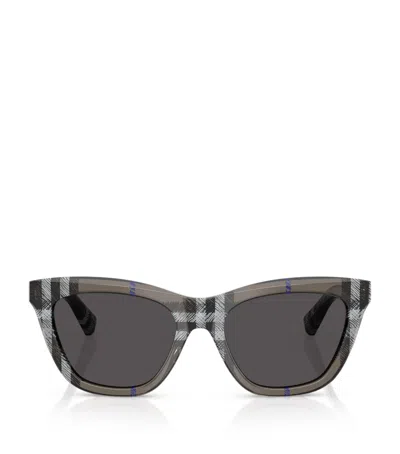 Burberry Acetate Square Sunglasses In Grey