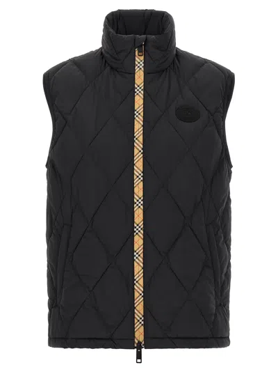 Burberry 'acresford' Vest In Black