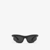 Burberry Active Sport Sunglasses In Black