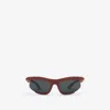 Burberry Active Sport Sunglasses In Red