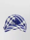 Burberry Baseball Cap With Tartan Pattern