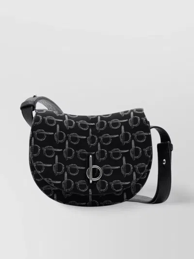 Burberry Adjustable Monogram Pattern Crossbody Bags