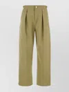 Burberry Adjustable Straps Wide-leg Cotton Pant
