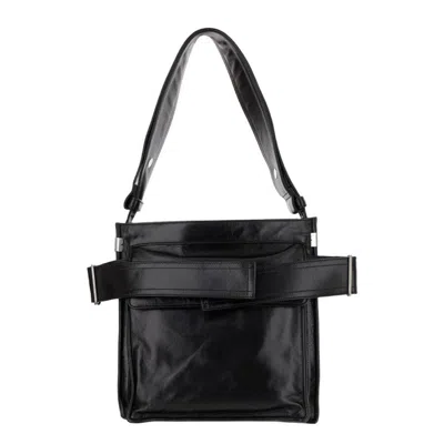 Burberry Adjustable-strap Small Trench Tote Bag In Black