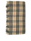 Burberry A:hm Check Blanket:164786:b9368 In Neutral