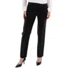 Burberry Aimie Mohair Wool Tailored Trousers In Black In Black