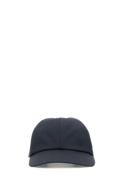 Burberry Cappello Da Baseball In Cotone Avio Donna In Blue
