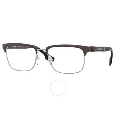 Burberry Alba Demo Rectangular Men's Eyeglasses Be1348 1307 55