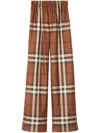 Burberry Alex Trousers In Braun