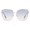 BURBERRY BURBERRY ALEXIS BLUE GRADIENT BUTTERFLY LADIES SUNGLASSES BE3143 110979 61