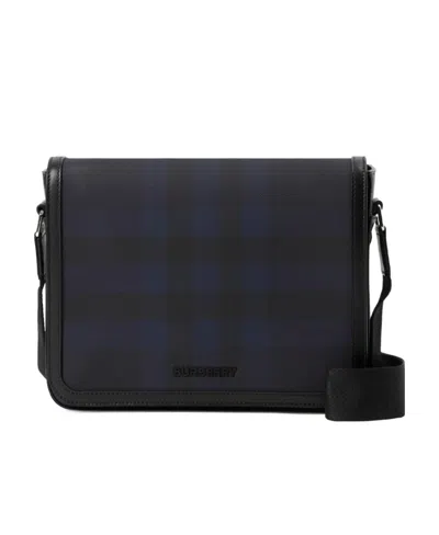 BURBERRY ALFRED CHECK-PRINT MESSENGER BAG