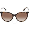 BURBERRY BURBERRY ALICE BROWN GRADIENT CAT EYE LADIES SUNGLASSES BE4333 300213 55