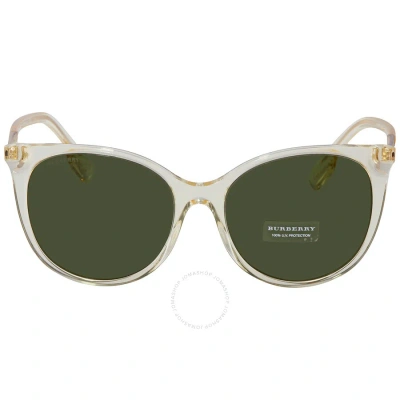 Burberry Alice Green Cat Eye Ladies Sunglasses Be4333f 385271 55 In Berry / Green