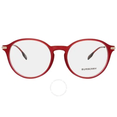 Burberry Alisson Demo Phantos Ladies Eyeglasses Be2365 4022 51 In N/a