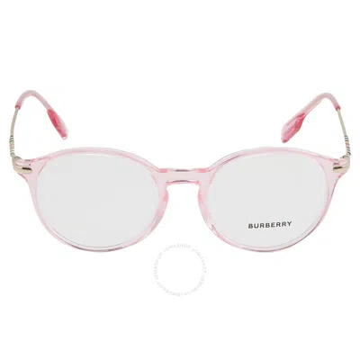 Burberry Alisson Demo Phantos Ladies Eyeglasses Be2365 4024 51 In Pink
