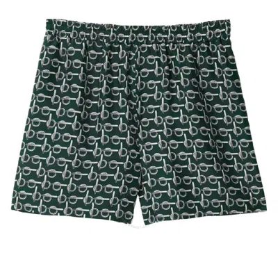 BURBERRY BURBERRY ALL-OVER B-PRINT SILK SHORTS