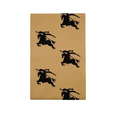 BURBERRY ALL OVER SCARF - CASHMERE - CAMEL