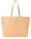 Burberry Almond Leather Medium London Tote Bag (authentic Pre-loved)