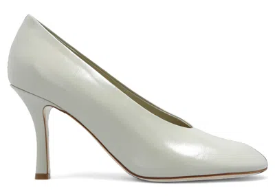 Pre-owned Burberry Almondtoe Slipon Pumps (women's) Sneakers In Pebble In Gray