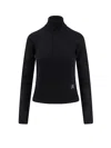 Burberry Soft Blend Turtleneck Sweater With Long Sleeves In Black