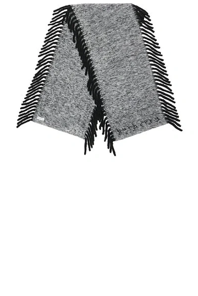 Burberry Alpaca Happy Scarf In Black