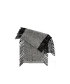 Burberry Alpaca Wool Blend Happy Scarf In Gray