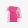 Burberry Alpaca Wool Blend Happy Scarf In Pink