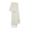 Burberry Alpaca Wool Blend Scarf In Neutral