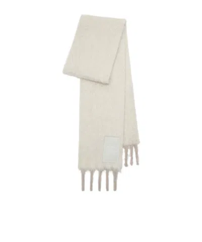 BURBERRY ALPACA WOOL BLEND SCARF