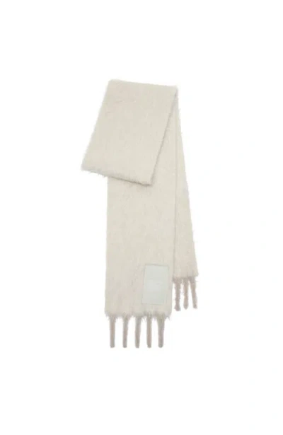 BURBERRY BURBERRY ALPACA WOOL BLEND SCARF
