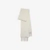 Burberry Alpaca Wool Blend Scarf In Neutral